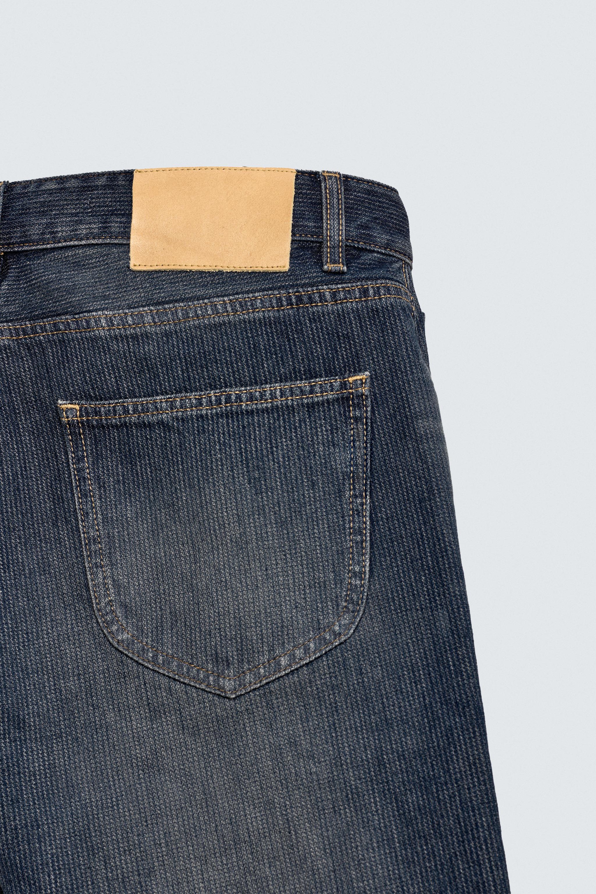 STRUCTURED FLARE FIT JEANS